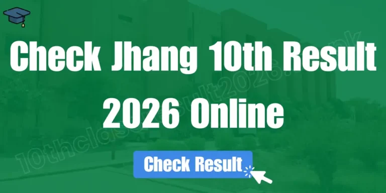 Jhang 10th Class Result 2026