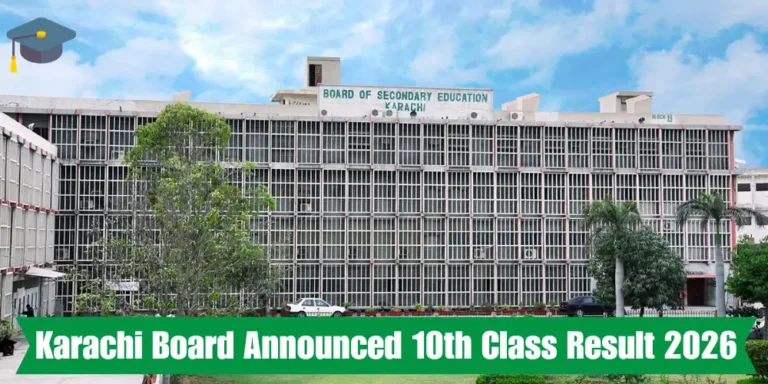 Karachi Board Announced 10th Class Result 2026